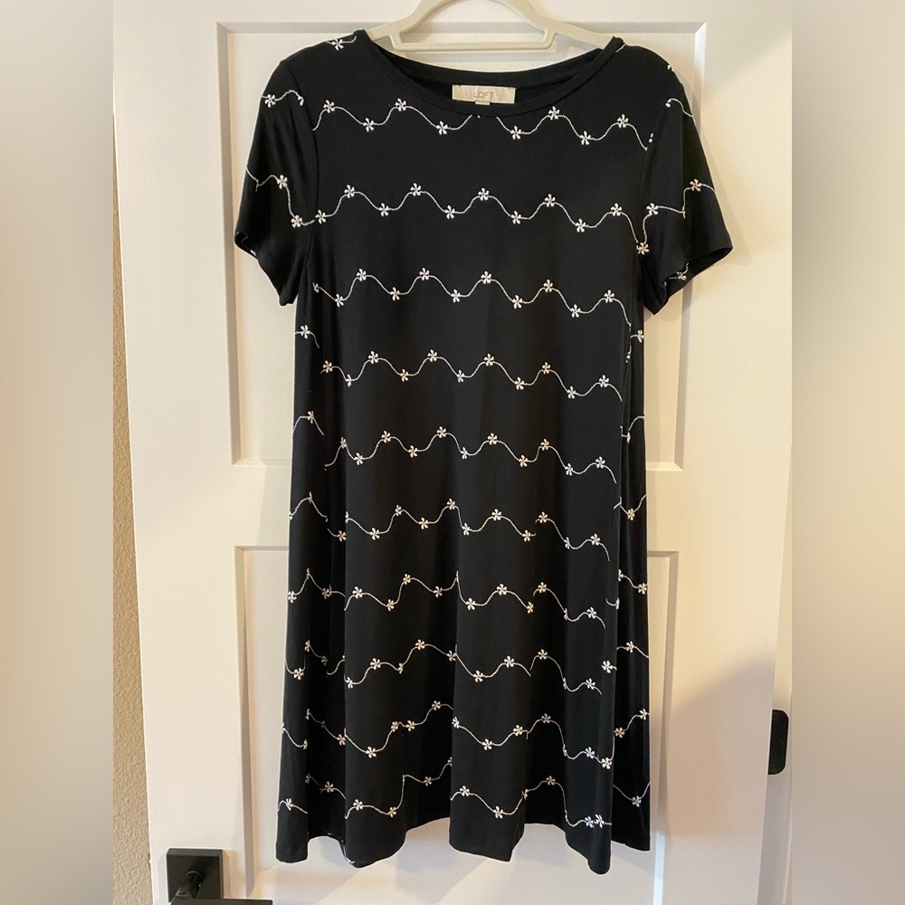 Loft black dress
